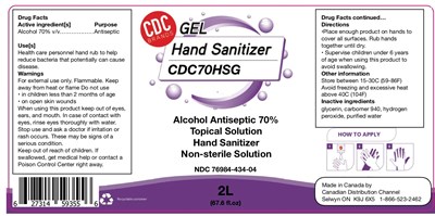 2l Ndc 76984-434-04 (76984 434 04 2000ml Us Label Gel)